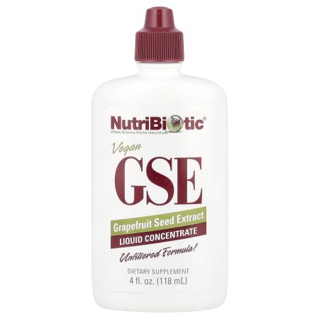 Nutribiotic Grapefruit Seed Extract Vegan GSE, Liquid Concentrate, 118 ml