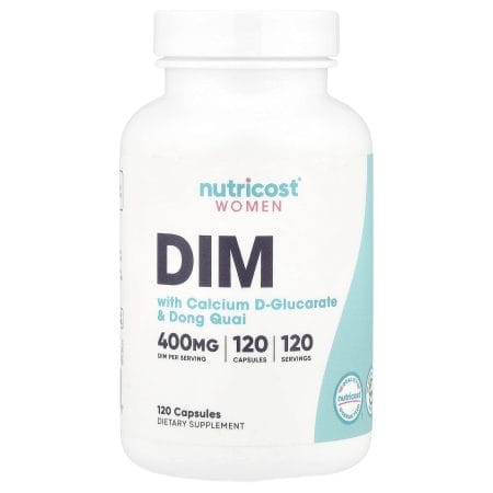 Nutricost DIM 400mg For Women, With Dong Quai, Calcium & Black Cohosh 120 Caplets