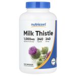 Nutricost Milk Thistle 1000 mg, Silymarin Thistle 240 Caps
