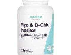 Nutricost Myo + D-Chiro Inositol 2000 Mg Support for Women 120 Capsules