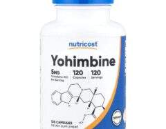 Nutricost Yohimbine, 5 mg, 120 capsules