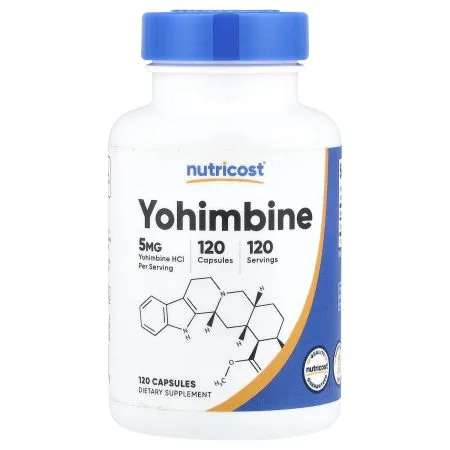 Nutricost Yohimbine, 5 mg, 120 capsules