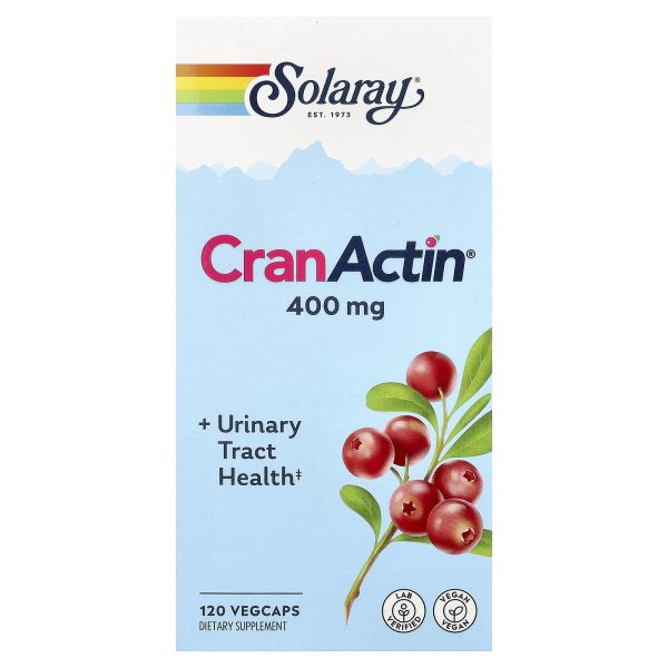 Solaray Cranberry Extract AF for Urinary Tract Health 120 Capsules