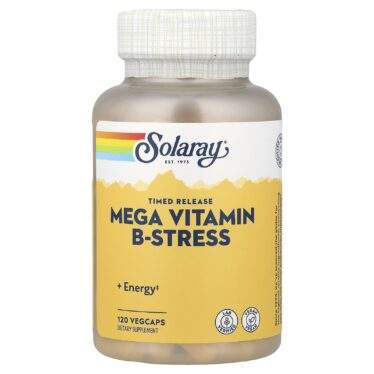 Solaray Mega B-Stress, Extended Release, 120 Veg Caps