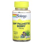 Solaray, Saw Palmetto Berry, 100 VegCaps (555 mg per capsule)