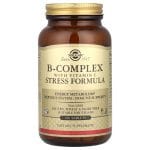 Solgar B-Complex Vitamin B with Vitamin C Stress Relief Formula, 250 Tablets