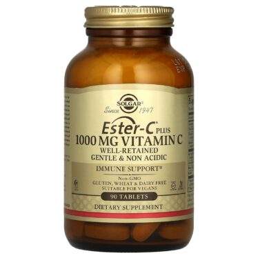 Solgar Ester-C Plus, Vitamin C 1000 mg 90 tablets