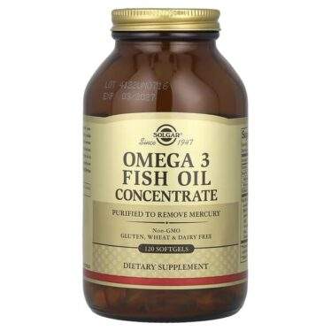 Solgar OMEGA-3 FISH OIL CONCENTRATE 120 CAPS