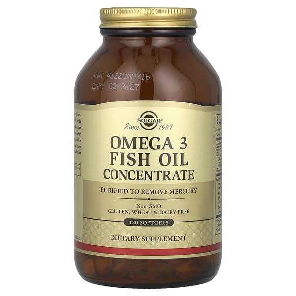 Solgar OMEGA-3 FISH OIL CONCENTRATE 120 CAPS
