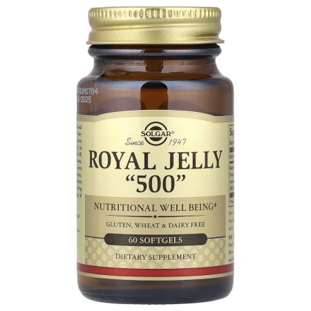 Solgar Royal Jelly 500 mg Natural Vitality & Immunity 60 Capsules