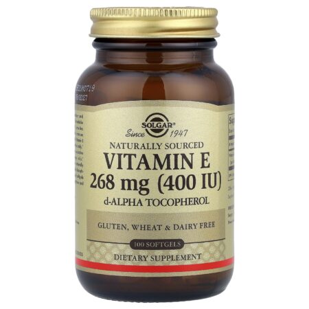 Solgar VITAMIN E 400 IU 268 MG 100 SOFTGELS