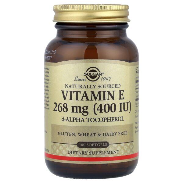 Solgar VITAMIN E 400 IU 268 MG 100 SOFTGELS