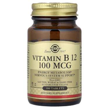 Solgar Vitamin B12 100 mcg 100 tablets