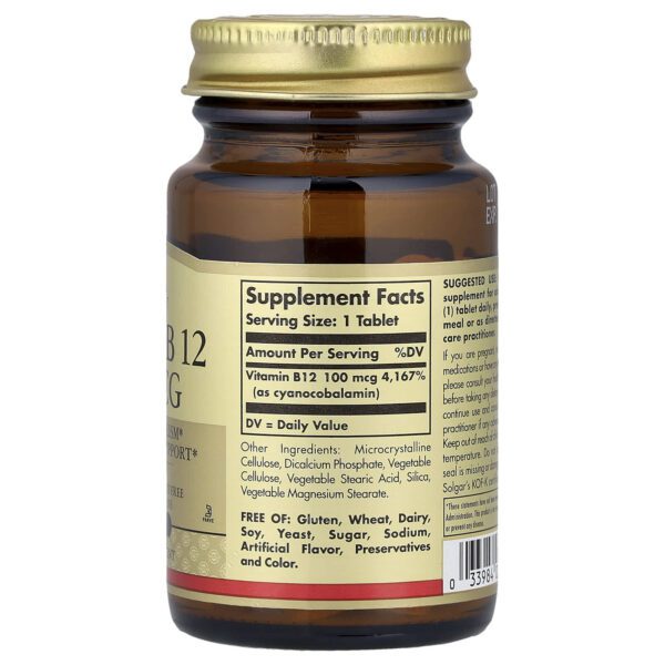 Solgar Vitamin B12 100 mcg 100 tablets