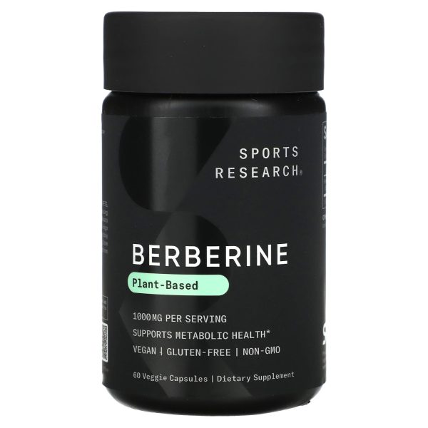 Sports Research Berberine 1000 mg, 60 capsules