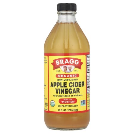 Bragg Organic Apple Cider Vinegar with the "mother", raw and unfiltered, 473 ml