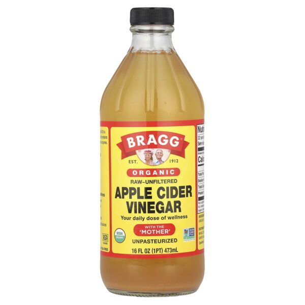Bragg Organic Apple Cider Vinegar with the "mother", raw and unfiltered, 473 ml
