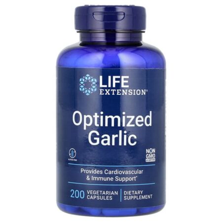 Life Extension Optimized Garlic, 200 vegetarian capsules (600 mg each)