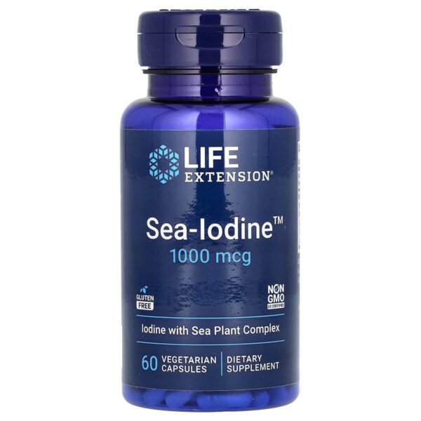 Life Extension Sea-Iodine, 1000 µg, 60 vegetarian capsules