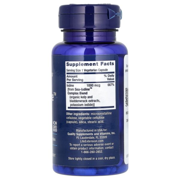 Life Extension Sea-Iodine, 1000 µg, 60 vegetarian capsules