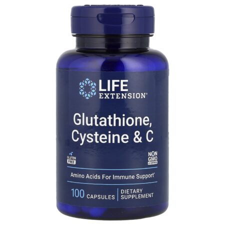 Life Extension Glutathione, Cysteine ​​& C, 100 capsules