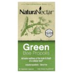 NaturaNectar Green Bee Propolis (Brazilian Green Bee Propolis), 60 Vegetable Capsules