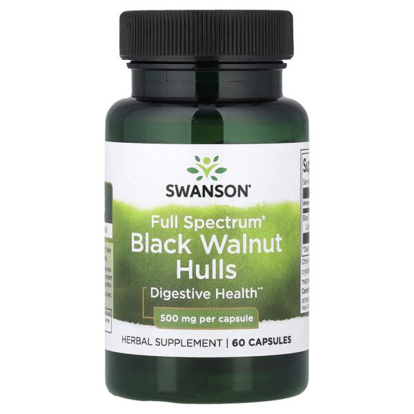 Swanson, Black Walnut Hull Full Spectrum®, 500 mg, 60 capsules