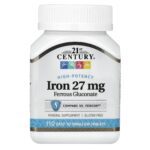21st Century High Performance Iron 27 mg, 110 easy-to-swallow tablets