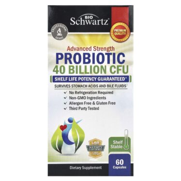 BioSchwartz, Advanced Efficacy Probiotic, 60 capsules