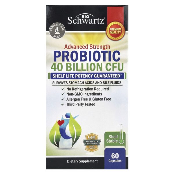 BioSchwartz, Advanced Efficacy Probiotic, 60 capsules