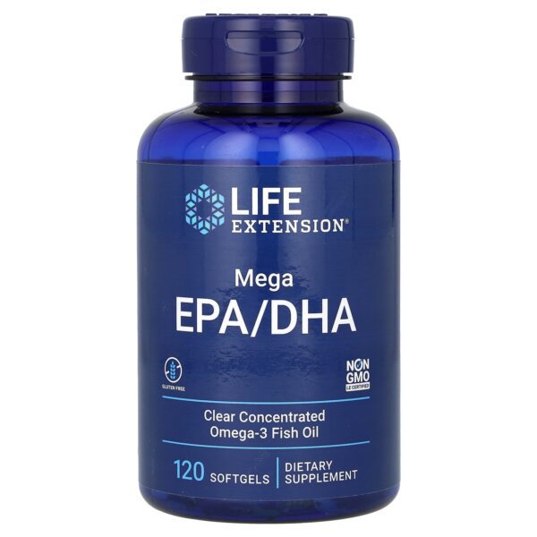 Life Extension Mega EPA/DHA, 120 softgels