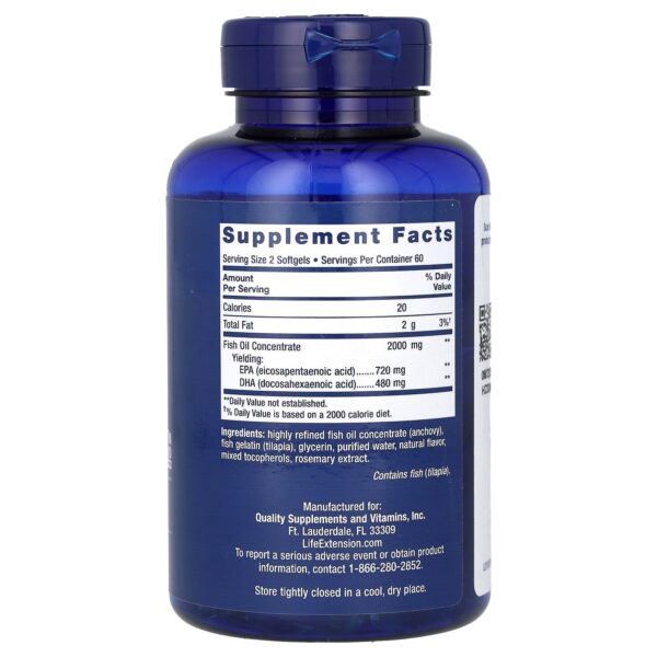 Life Extension Mega EPA/DHA, 120 softgels