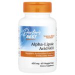 Doctor's BEST BEST Alpha-Lipoic Acid 600, 600 mg - 60 Veggie Caps
