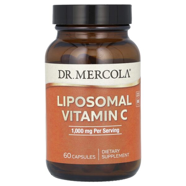 Dr Mercola Liposomal Vitamin C 1000 mg 60 Gelatin-Free Capsules