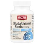 Jarrow Formulas Glutathione (Reduced), 500 mg, 60 Veggie Capsules (Antioxidant)