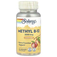 Jarrow Formulas High Efficacy Methyl B-12, Natural Flavors 2500 µg, 60 lozenges