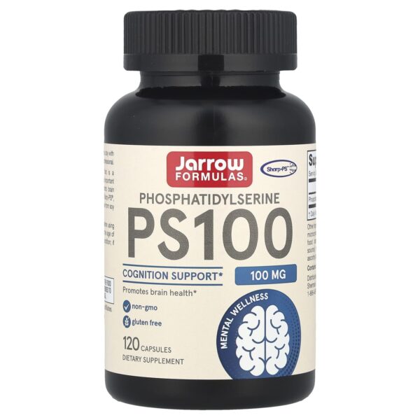 Jarrow Formulas PS100, Phosphatidylserine, 100 mg, 120 capsules