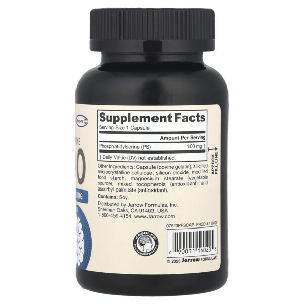 Jarrow Formulas PS100, Phosphatidylserine, 100 mg, 120 capsules