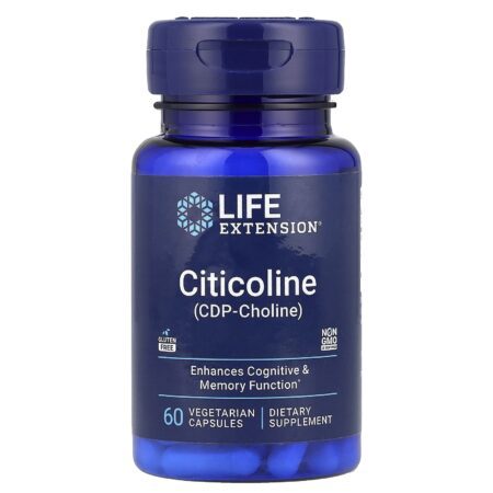 Life Extension, Citicoline (CDP-choline), 60 vegetarian capsules (250 mg each)