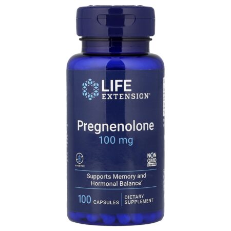 Life Extension Pregnenolone, 100 mg, 100 capsules