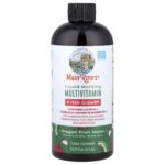 MaryRuth's Morning Liquid Multivitamins + Hair Growth, Dragon Fruit and Melon, 450 ml