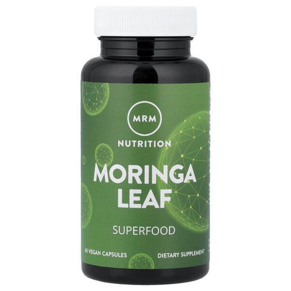MRM Nutrition Leaf Nutrition, Moringa Leaf, 60 Vegan Capsules