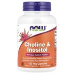NOW Foods, Choline and Inositol, 100 Vegetable Capsules