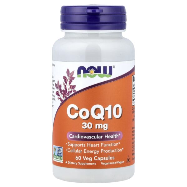 NOW Foods, CoQ10, 30 mg, 60 vegetarian capsules