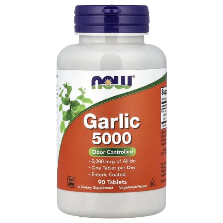 NOW Foods, Garlic 5000, 90 tablets