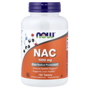 NOW Foods, NAC, 1000 mg, 120 tablets