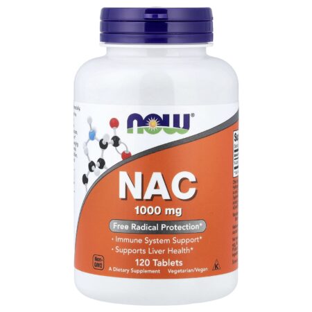 NOW Foods, NAC, 1000 mg, 120 tablets