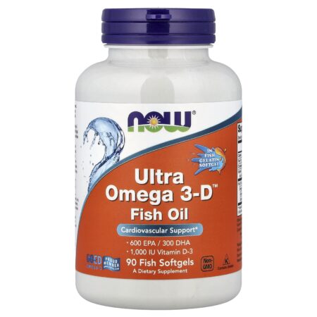 NOW Foods, Ultra Omega 3-D™ Fish Oil, 90 Softgels