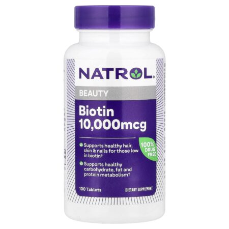 Natrol, Biotin, 100 tablets