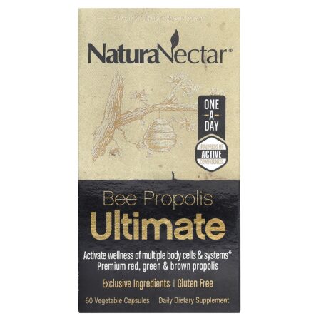 NaturaNectar, Ultimate Bee Propolis, 60 Vegetable Capsules